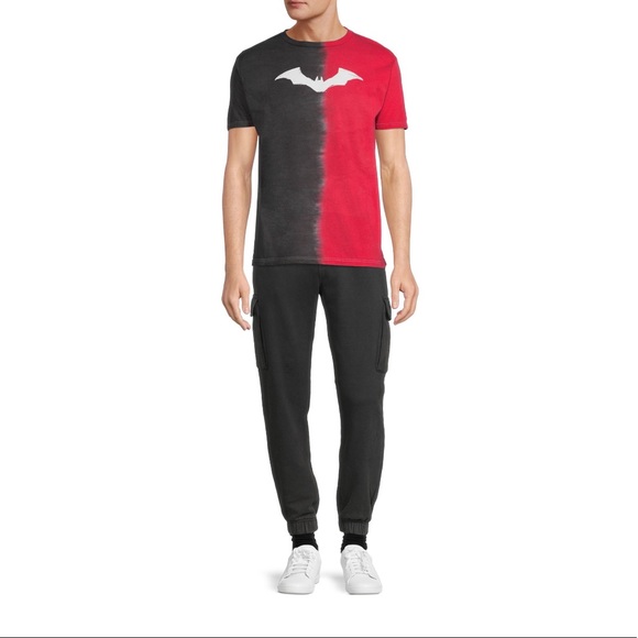 Men’s Batman Split Tie Dye Graphic T-Shirt Size Small NWT - Picture 5 of 6